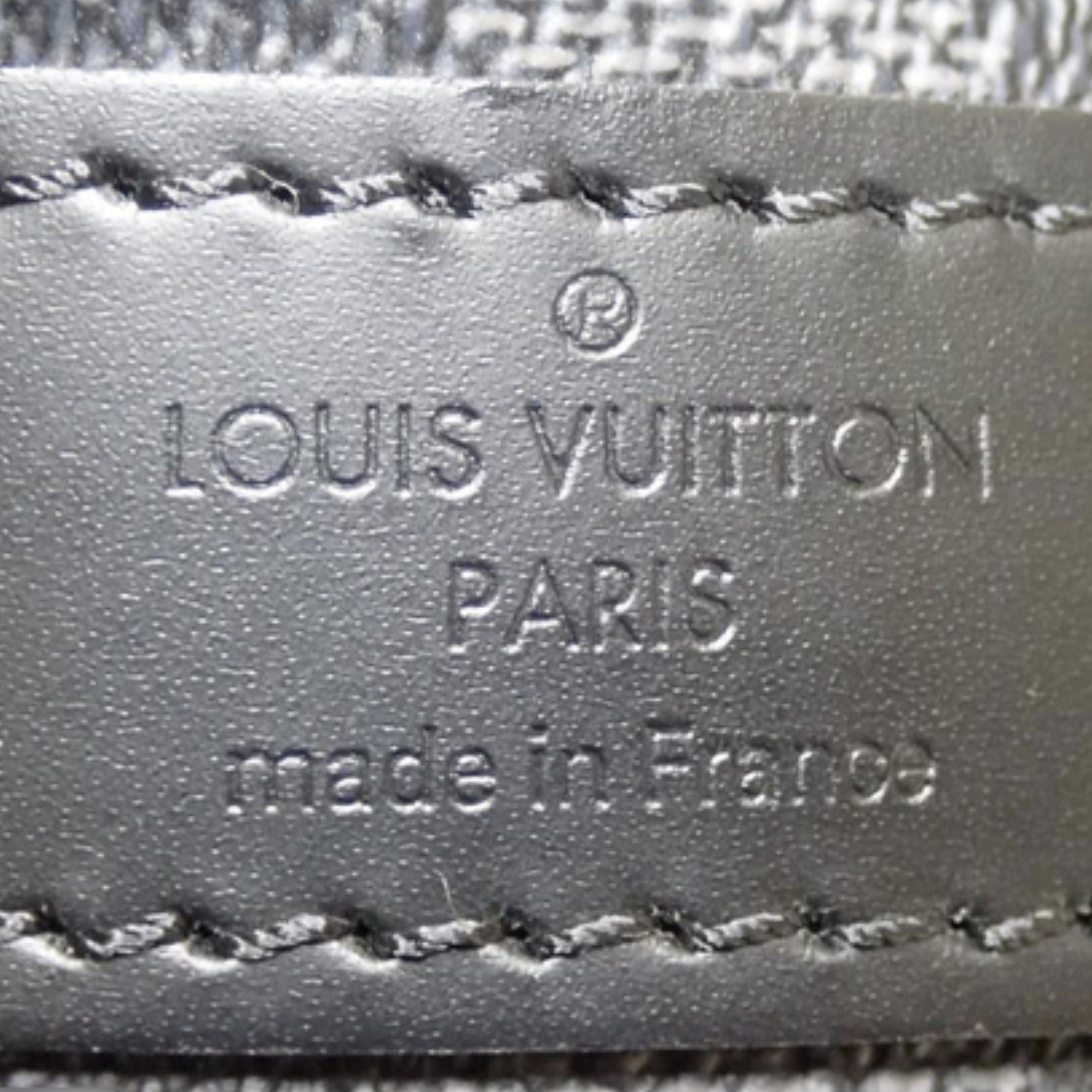 Louis Vuitton Black Canvas Keepall Bandouliere 45 travel bag