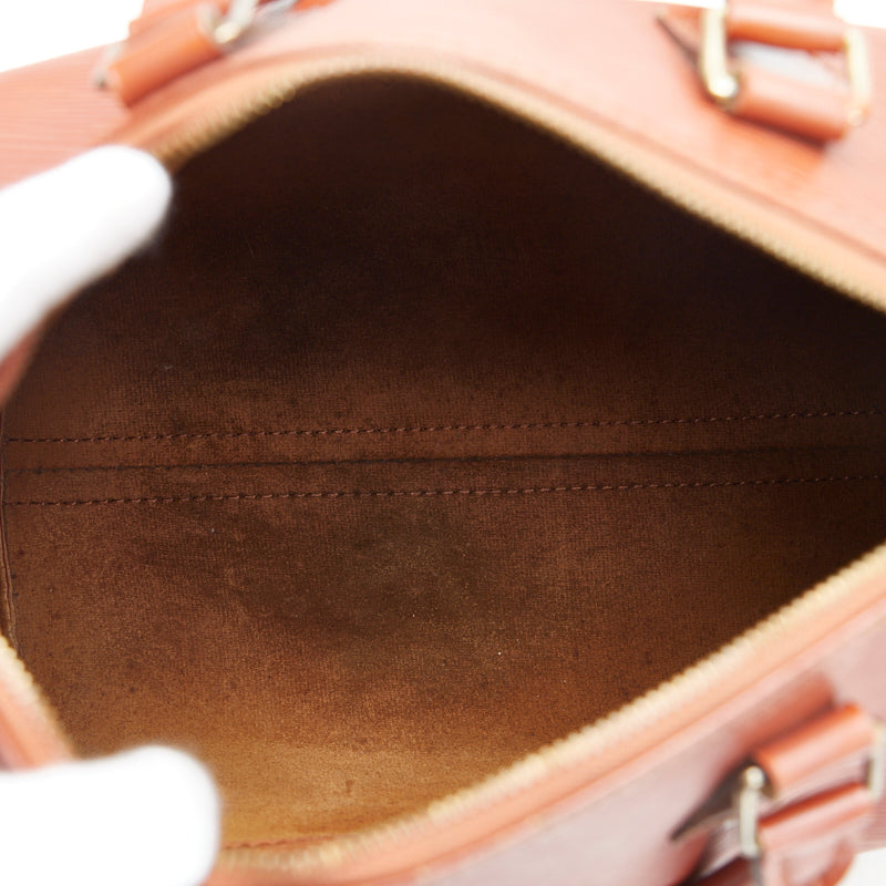 Louis Vuitton Epi Speedy 25 Handbag M43013 Kenya Brown