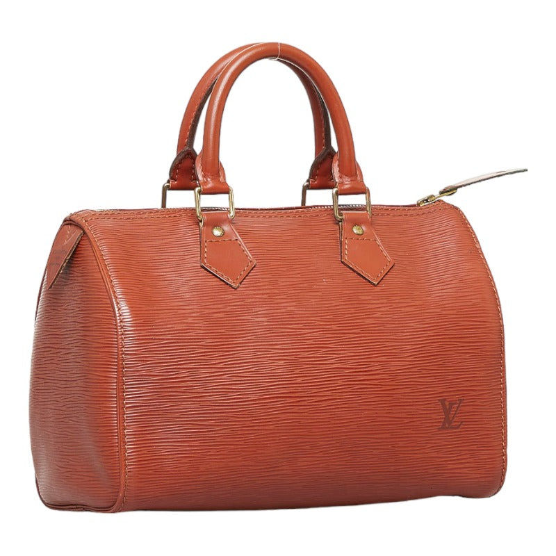 Louis Vuitton Epi Speedy 25 Handbag M43013 Kenya Brown