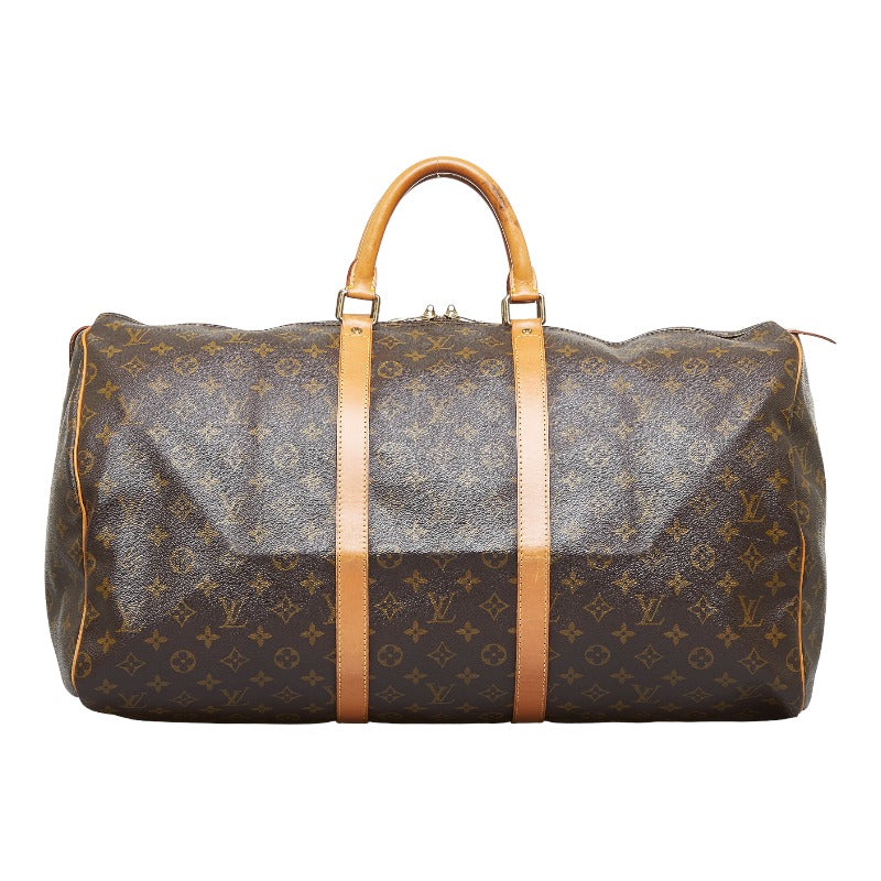Louis Vuitton Monogram M41424 Boston Bag PVC/Leather Brown
