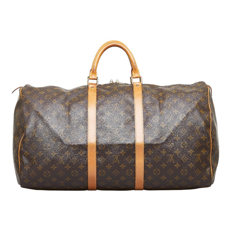 Louis Vuitton Monogram M41424 Boston Bag PVC/Leather Brown
