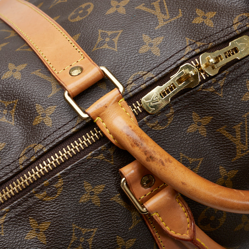 Louis Vuitton Monogram M41424 Boston Bag PVC/Leather Brown
