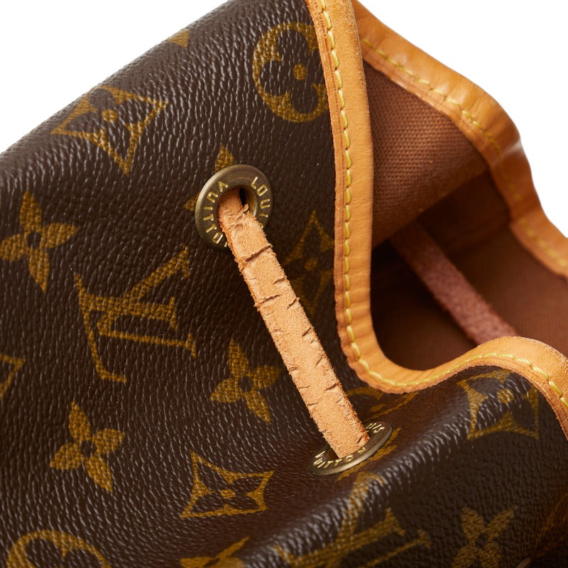 Louis Vuitton Monogram Monsouris GM Backpack M51135 Brown
