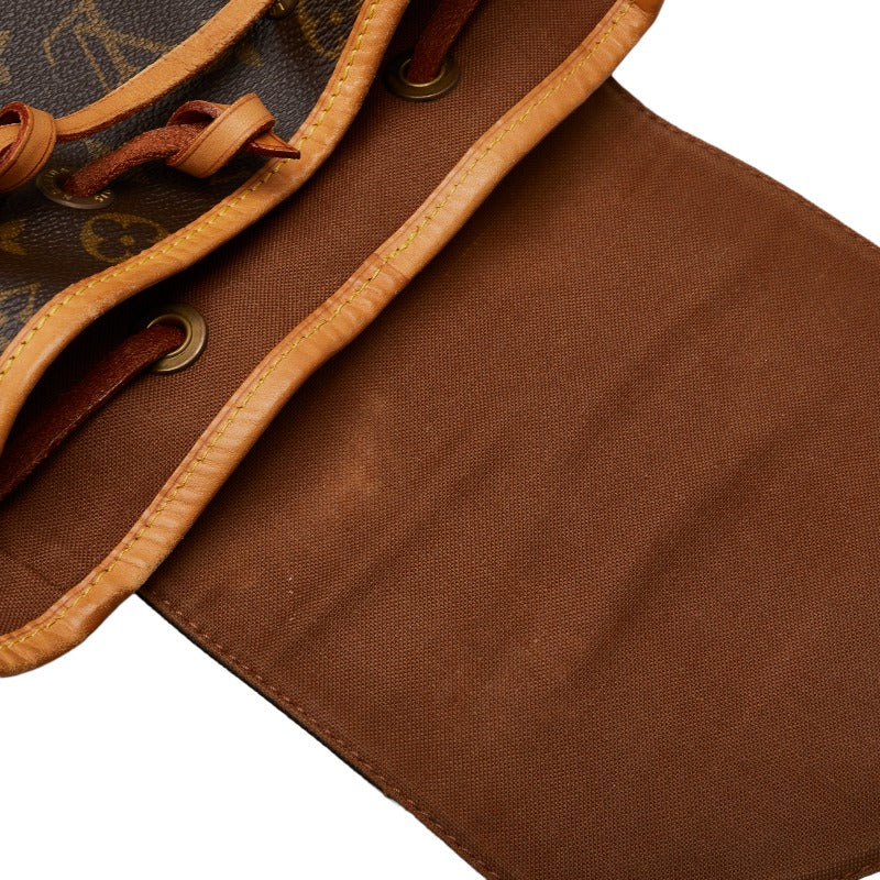 Louis Vuitton Monogram Monsouris GM Backpack M51135 Brown