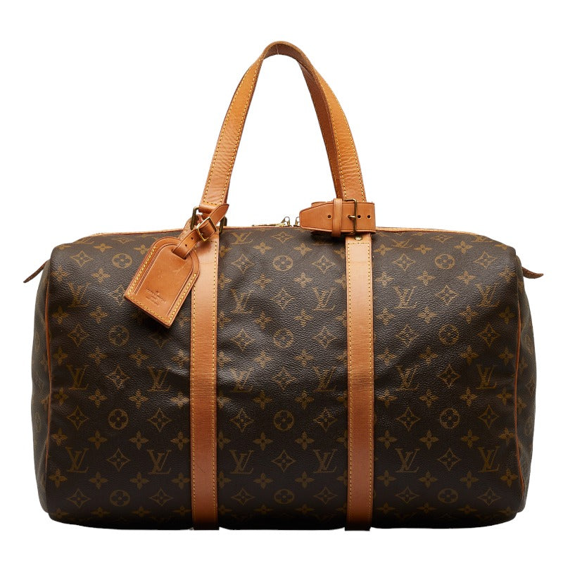 Louis Vuitton Monogram Sac Souple 45 Boston Bag M41624
