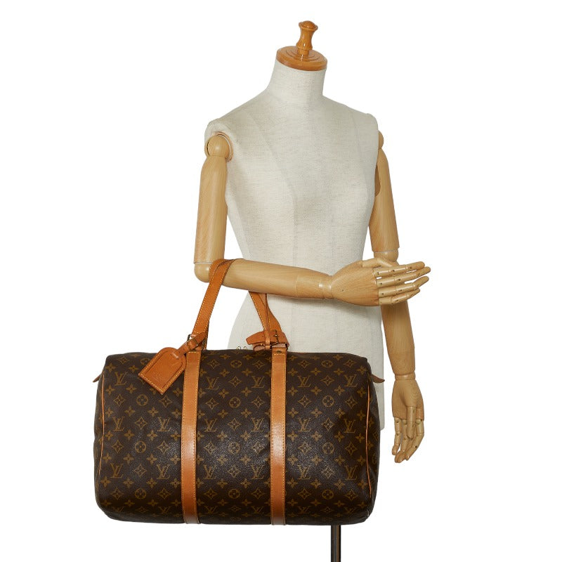 Louis Vuitton Monogram Sac Souple 45 Boston Bag M41624