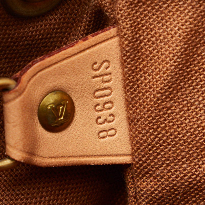 Louis Vuitton Monogram Monsouris MM Backpack M51136 Brown