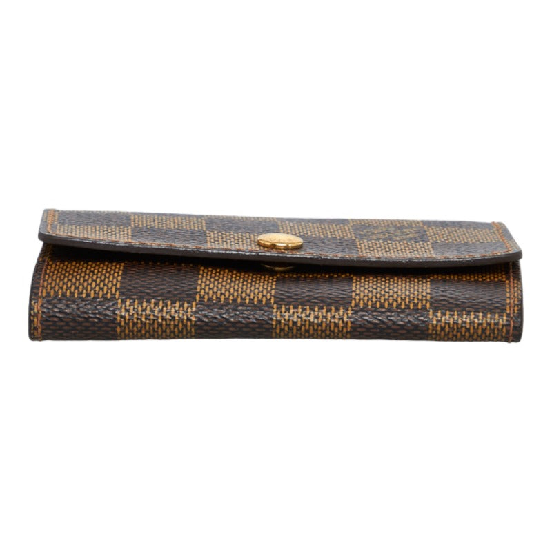 Louis Vuitton Louis Vuitton Damière N62630 Keycase PVC/Leather Brown
