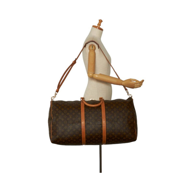 Louis Vuitton Monogram M41412 Boston Bag PVC/Leather Brown