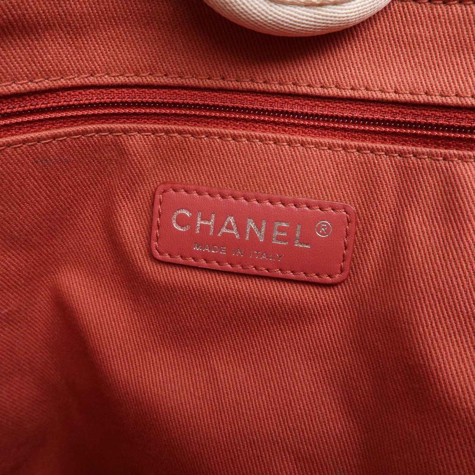 CHANEL Deauville MM Straw Leather Chain Tote Bag Pink A67001