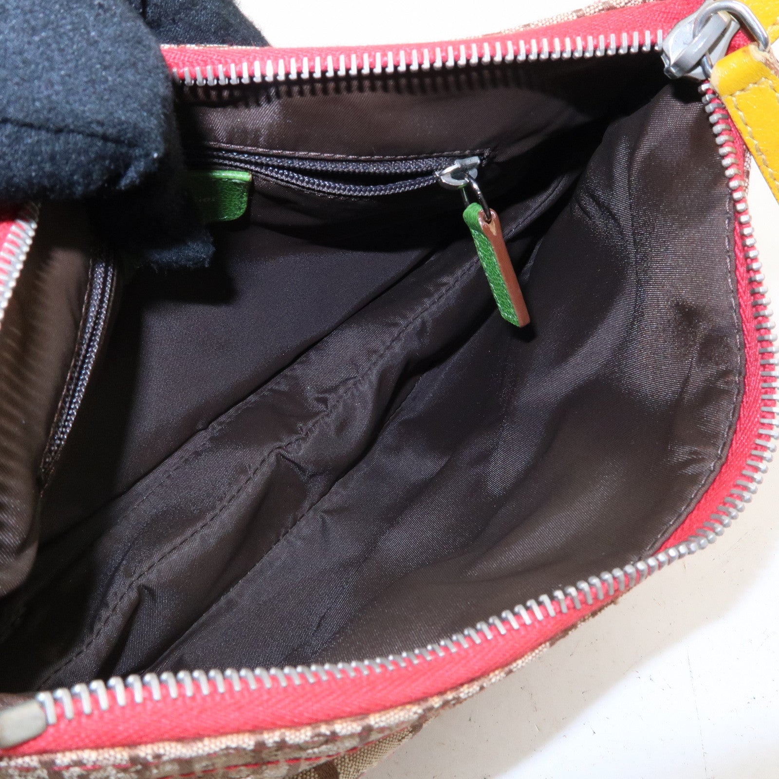 Christian Dior Rasta Torotter Canvas Leather Shoulder Bag
