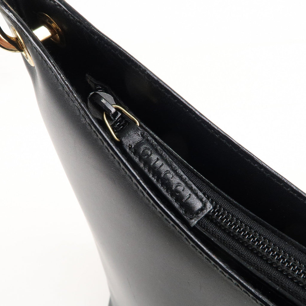 GUCCI Set of 2 Bamboo Leather Shoulder Bag 001.3006/001.1241.3007