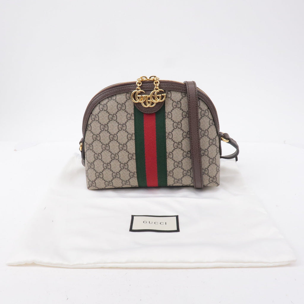 GUCCI Ophidia GG Supreme Leather Shoulder Bag 499621
