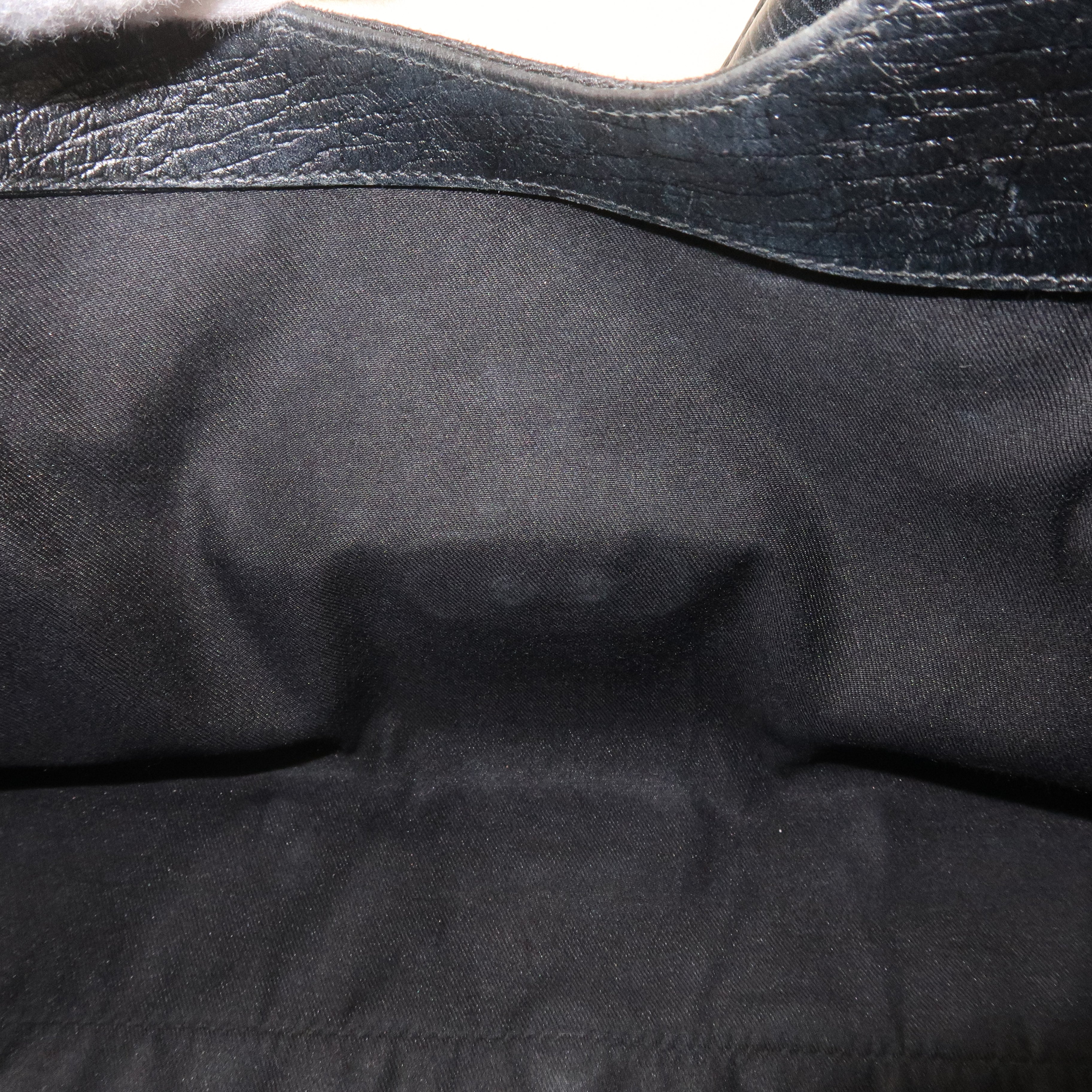 GUCCI Sherry GG Canvas Leather Shoulder Bag Black 130995