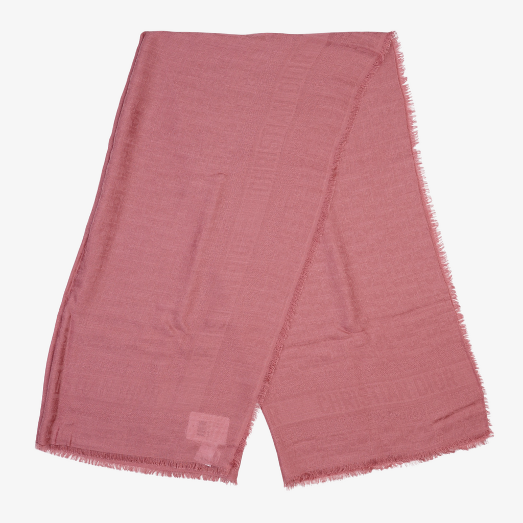 Dior Womens Oblique Scarf Pink