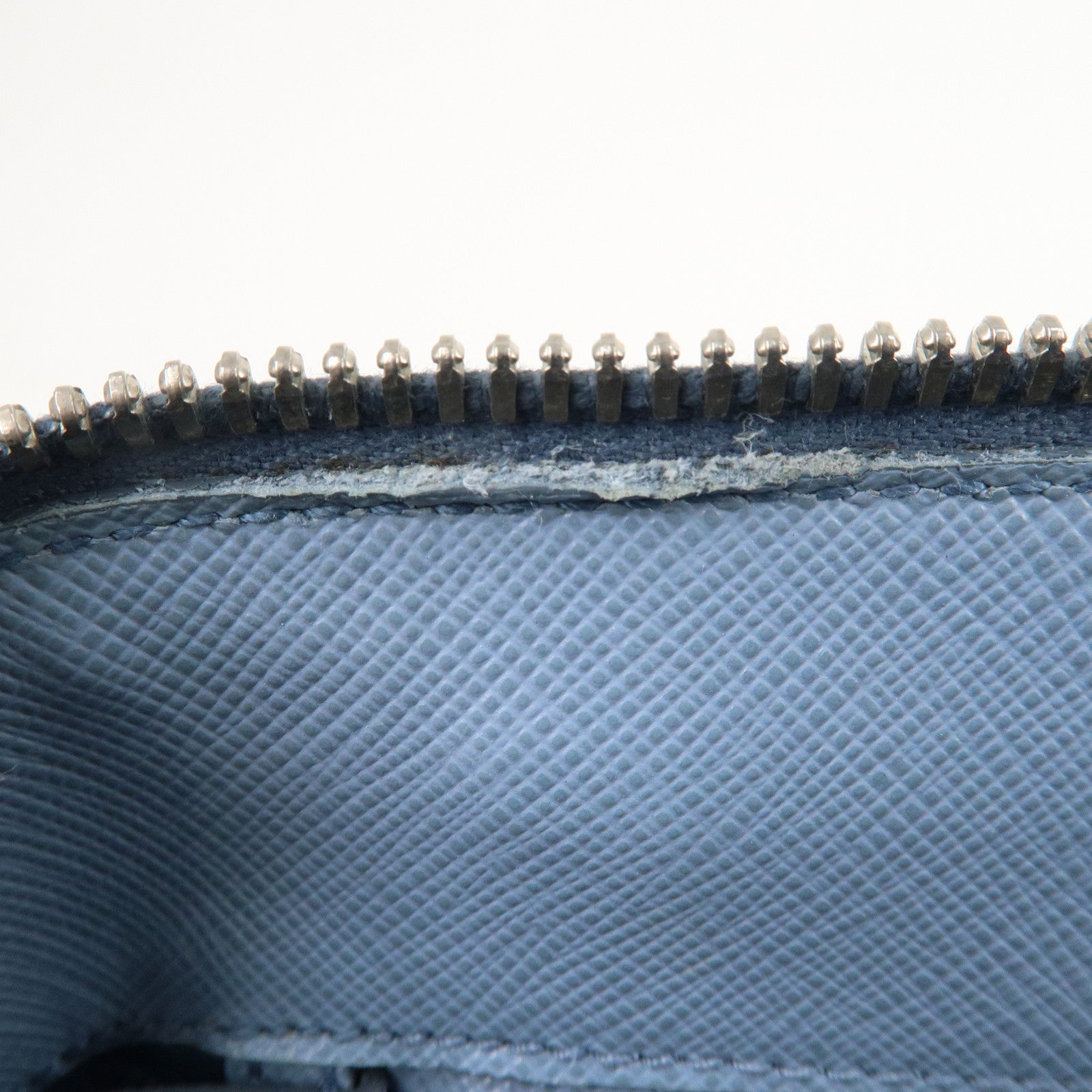 Prada Logo Leather 2Way Bag Hand Bag Shoulder Bag Blue 1BA838