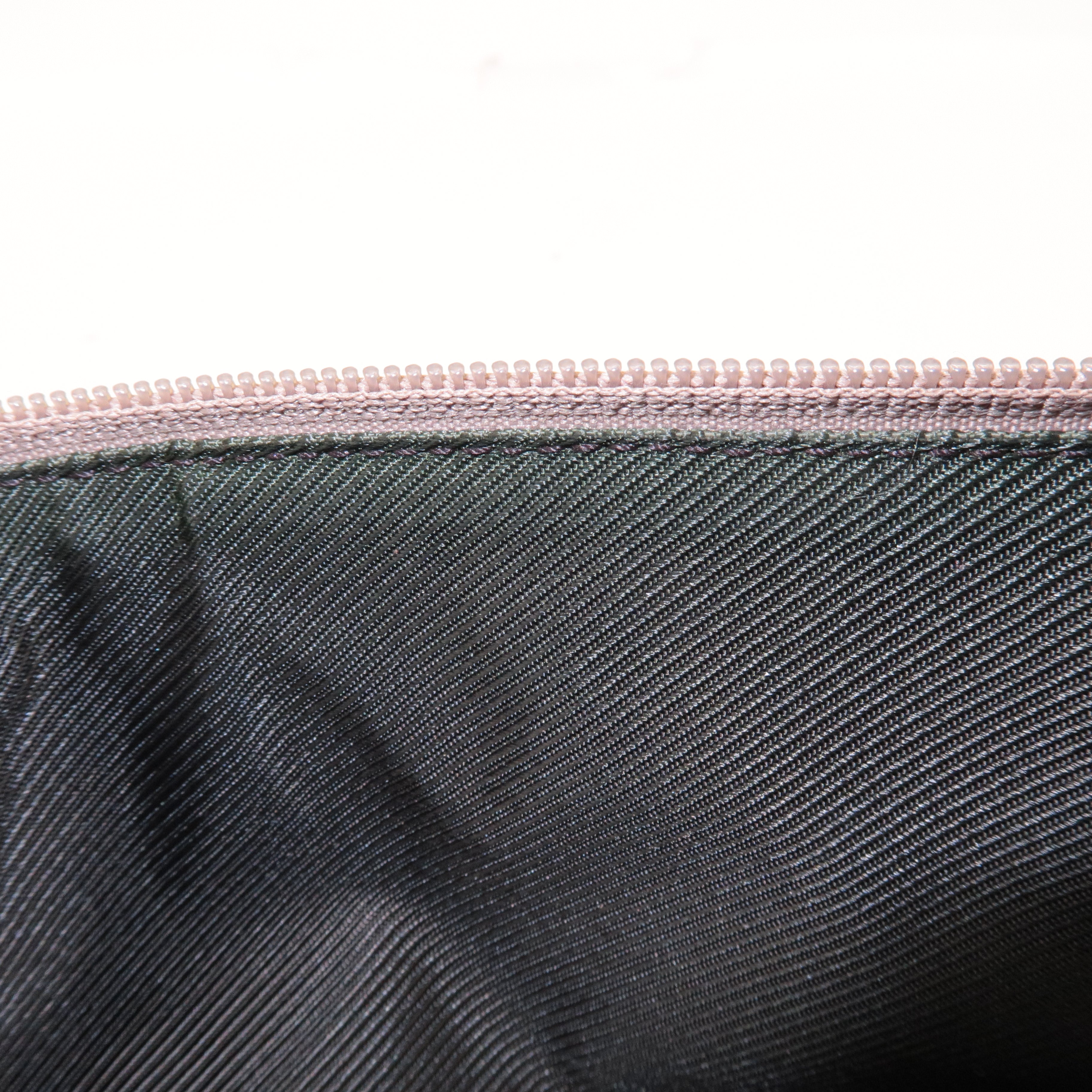 GUCCI Boat Bag GG Canvas Leather Pouch Emerald Green Beige 07198