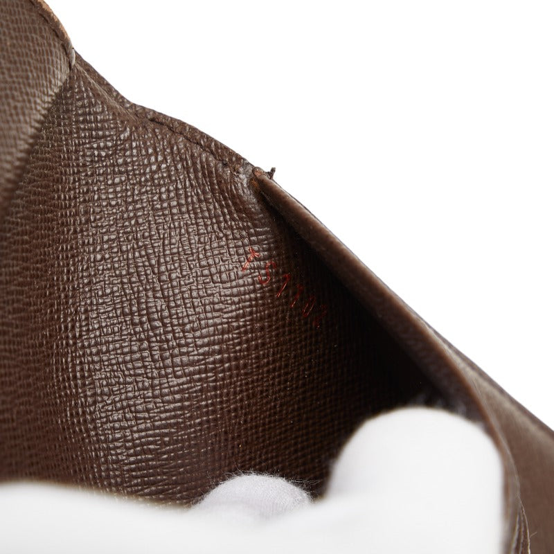 Louis Vuitton Louis Vuitton Damière N61217 Long Wallet PVC/Leather Evan Brown Ladies, Paris