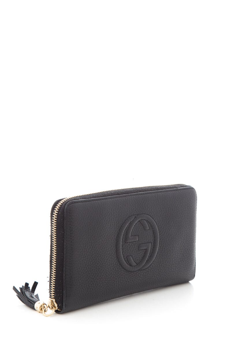 Gucci Black Leather Soho Wallet