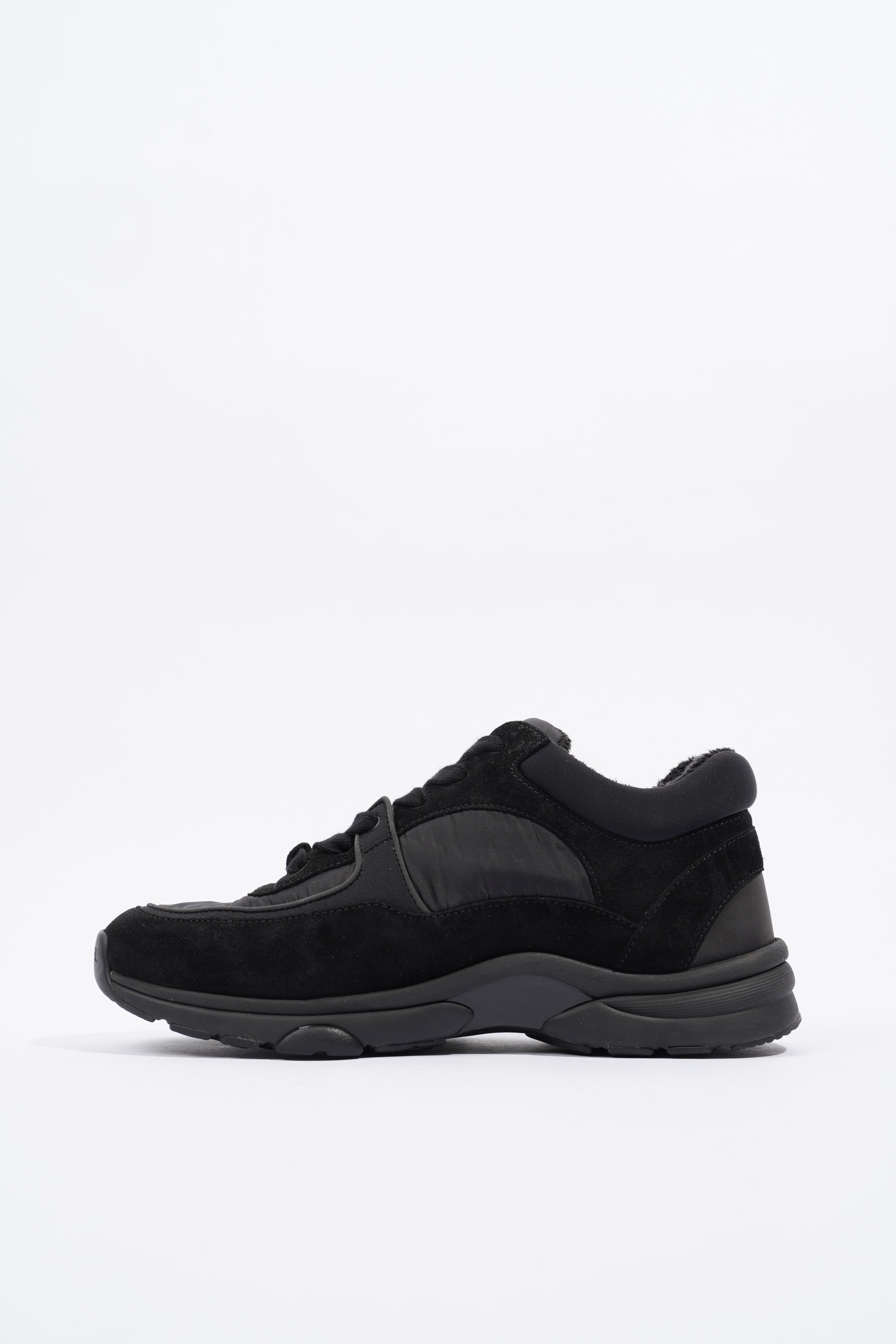 Chanel CC Runner Black Canvas EU 37 UK 4