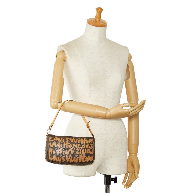 Louis Vuitton Monogram Graffiti Pochette Stephen Sprouse Handbag M92193