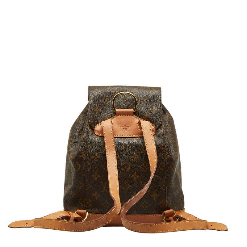 Louis Vuitton Monogram Monsouris MM Backpack M51136 Brown