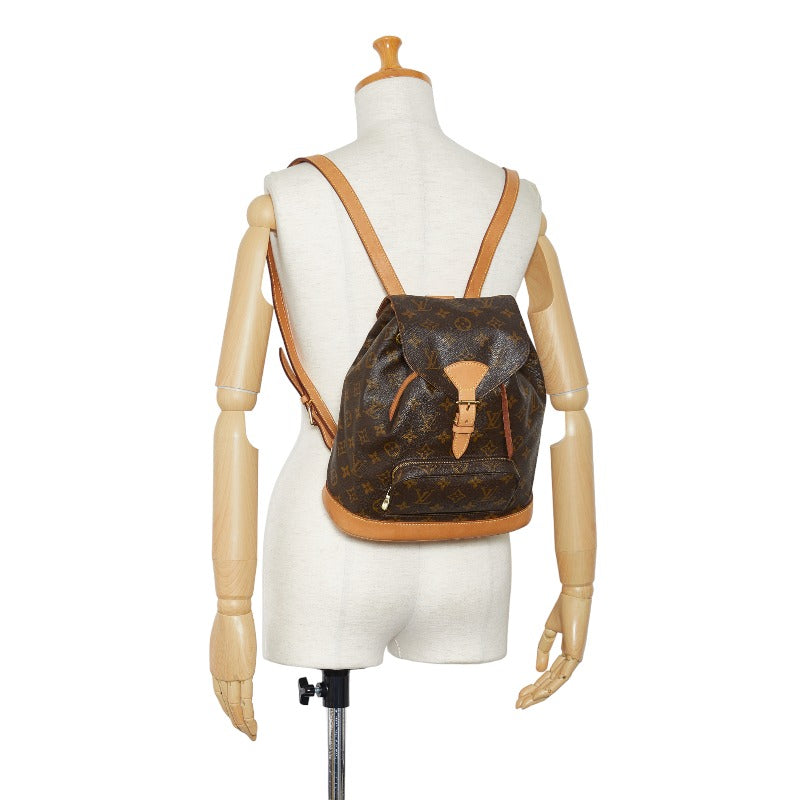 Louis Vuitton Monogram Monsouris MM Backpack M51136 Brown