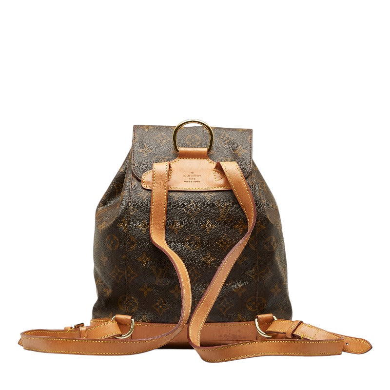 Louis Vuitton Monogram Monsouris MM Backpack M51136 Brown