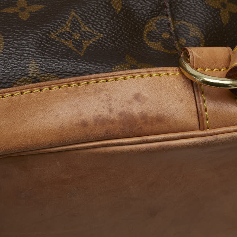 Louis Vuitton Monogram Monsouris MM Backpack M51136 Brown