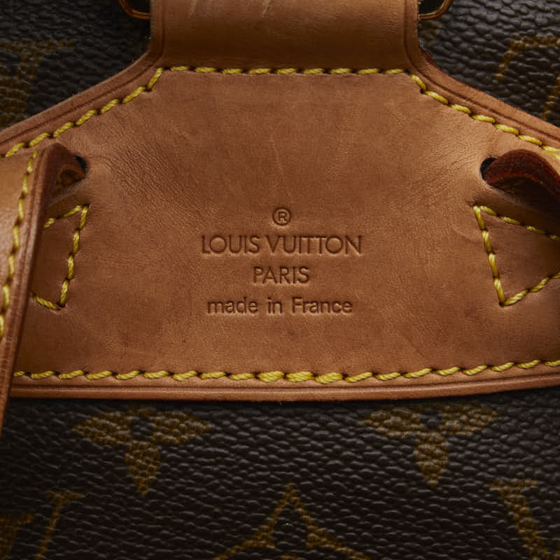 Louis Vuitton Monogram Monsouris MM Backpack M51136 Brown