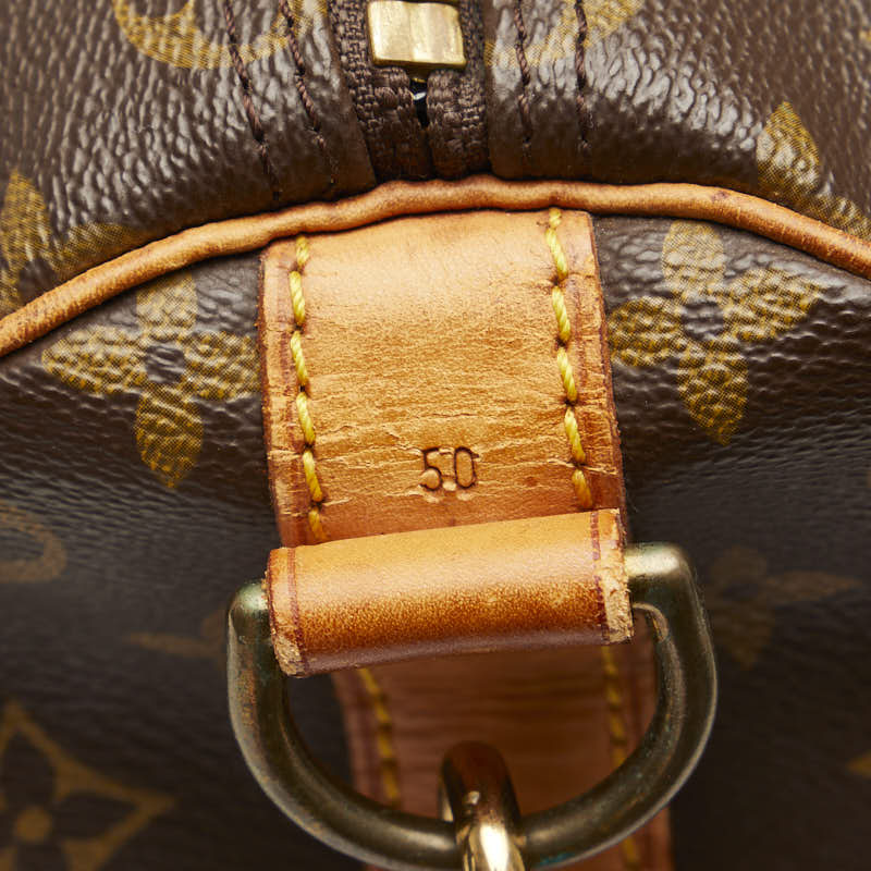 Louis Vuitton Monogram Keepall Bandolière 50 Boston Bag M41416