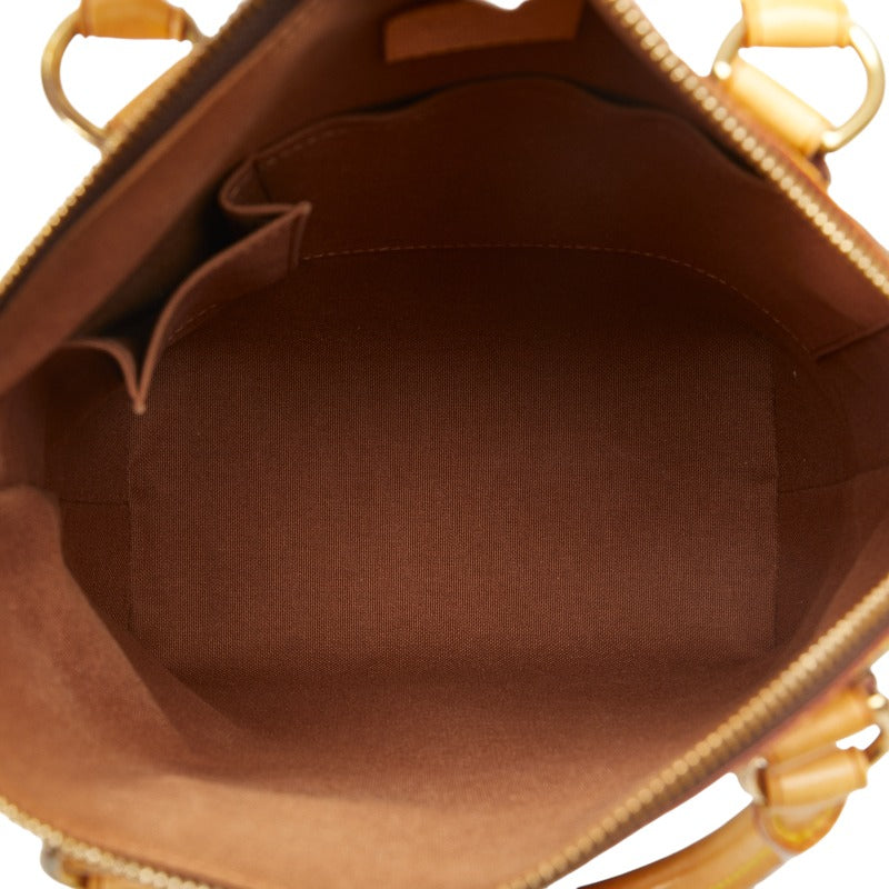 Louis Vuitton Monogram Rockit Handbag Tote Bag M40102 Brown