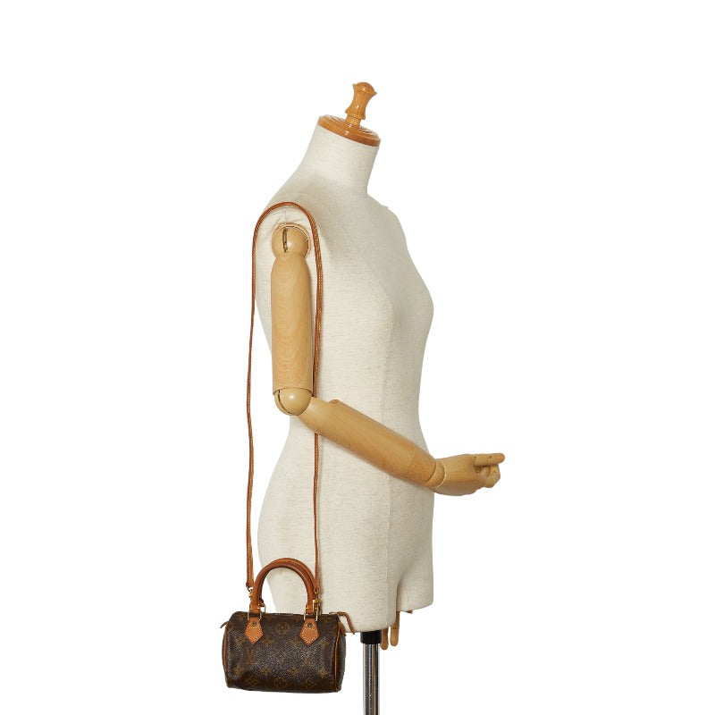 Louis Vuitton Monogram Mini Speedy Handbag Shoulder Bag 2WAY M41534