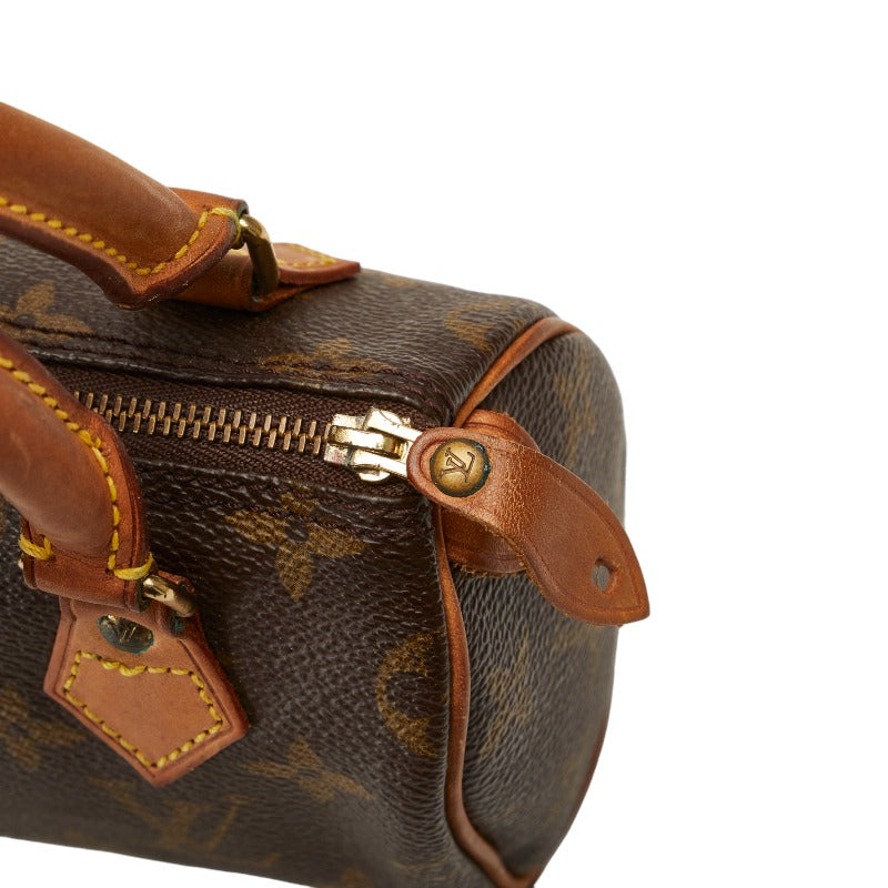 Louis Vuitton Monogram Mini Speedy Handbag Shoulder Bag 2WAY M41534