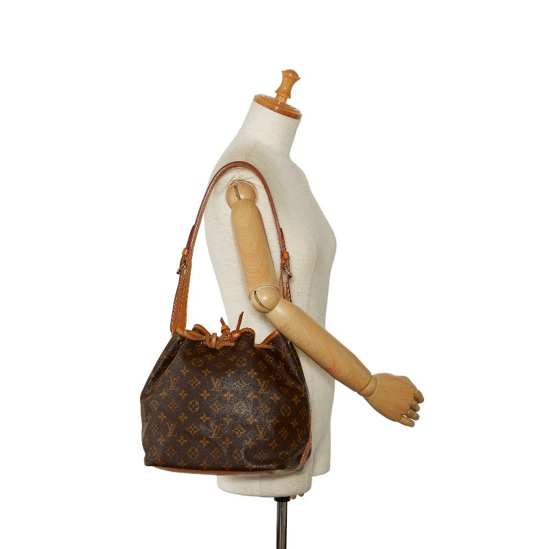 Louis Vuitton Monogram M42226 Shoulder Bag PVC/Leather Brown