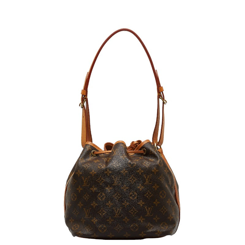 Louis Vuitton Monogram M42226 Shoulder Bag PVC/Leather Brown