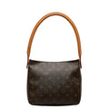 Louis Vuitton Monogram M51146 Shoulder Bag PVC/Leather Brown