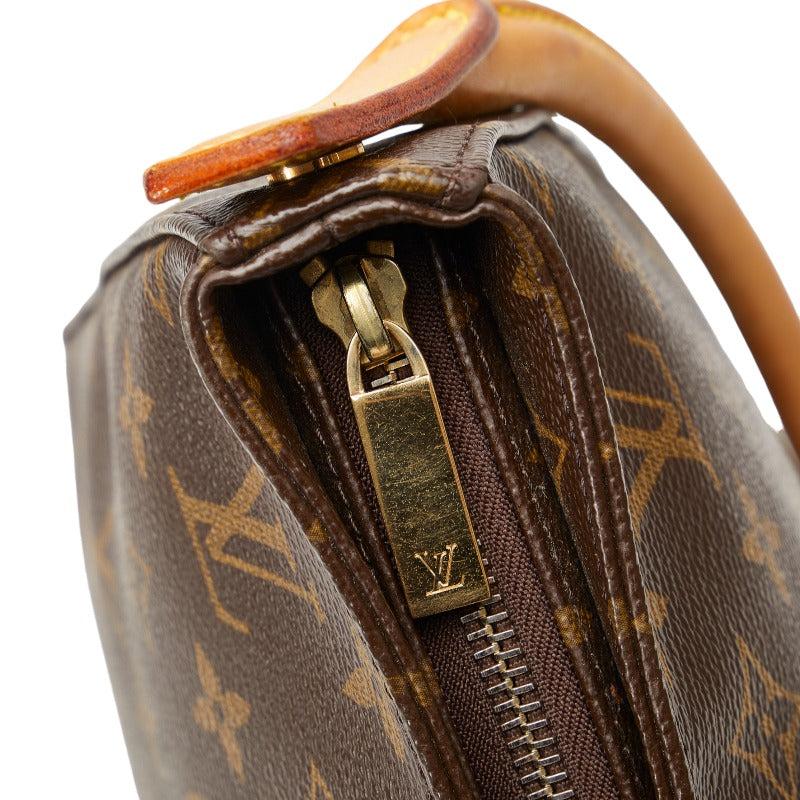 Louis Vuitton Monogram M51146 Shoulder Bag PVC/Leather Brown