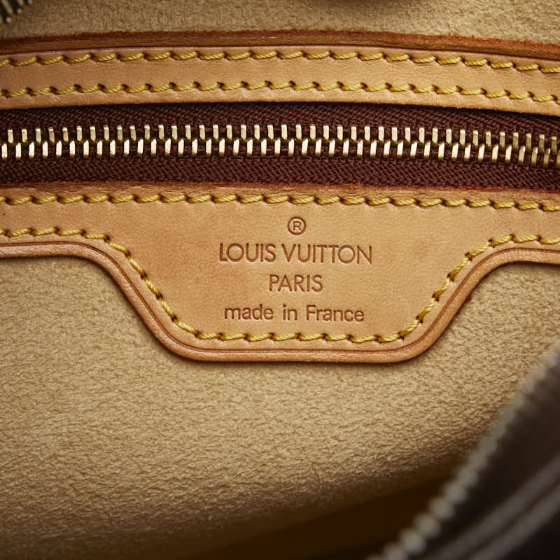 Louis Vuitton Monogram M51146 Shoulder Bag PVC/Leather Brown