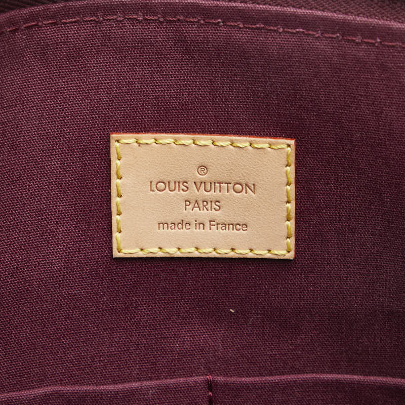 Louis Vuitton Monogram Verni Avalon Zip Shoulder Bag M91745 Rouge