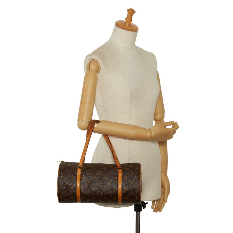 Louis Vuitton Monogram M51385 Handbag PVC/Leather Brown