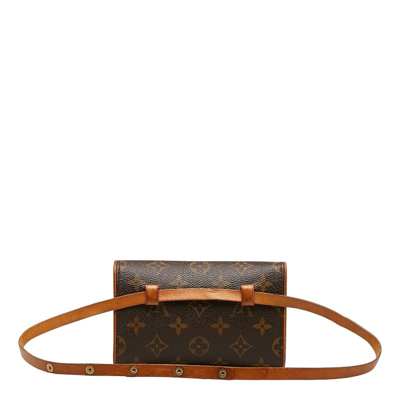 Louis Vuitton Monogram Pochette Florentine XS Belt Bag M51855 Brown