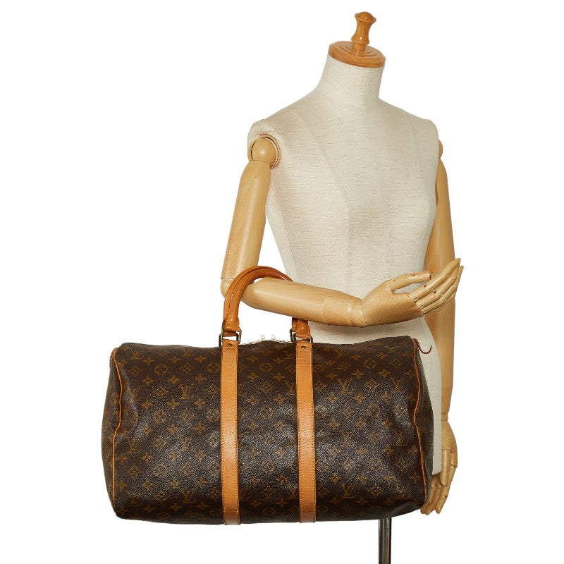 Louis Vuitton Monogram Keepall 45 Boston Bag M41428