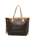 Louis Vuitton Monogram Neverfull MM Shoulder Bag Tote Bag M40156