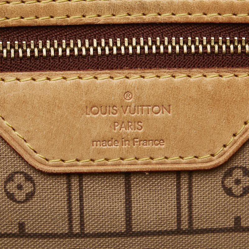 Louis Vuitton Monogram Neverfull MM Shoulder Bag Tote Bag M40156