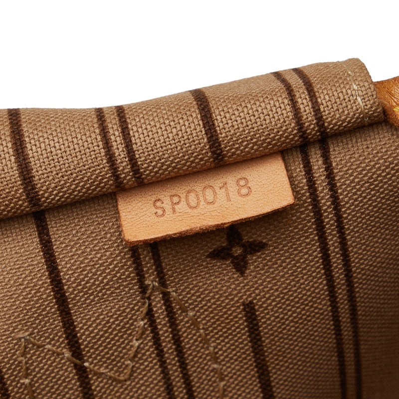 Louis Vuitton Monogram Neverfull MM Shoulder Bag Tote Bag M40156