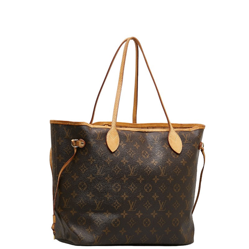 Louis Vuitton Monogram Neverfull MM Shoulder Bag Tote Bag M40156