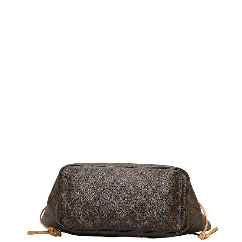 Louis Vuitton Monogram Neverfull MM Shoulder Bag Tote Bag M40156