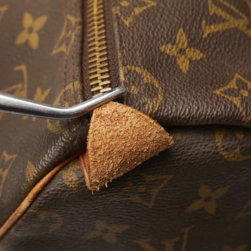 Louis Vuitton Monogram Keepall 50 Handbag Boston Bag M41426 Brown