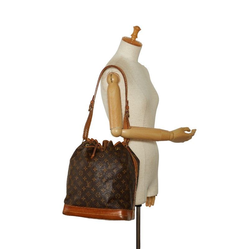 Louis Vuitton Monogram Noe Shoulder Bag M42224 Brown